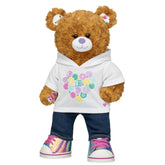 Girl Scout Coconut Caramel Cookie Teddy Bear Hoodie Gift Set