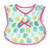 Palm Leaf Swim Coverup