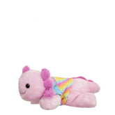 Build-A-Bear Mini Beans® Pink Axolotl Stuffed Animal Rainbow Heart Gift Set
