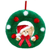 Plush Holiday Wreath